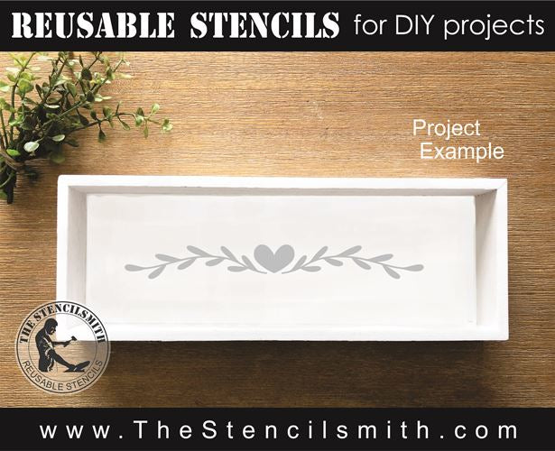 8655 - heart decorative borders - The Stencilsmith