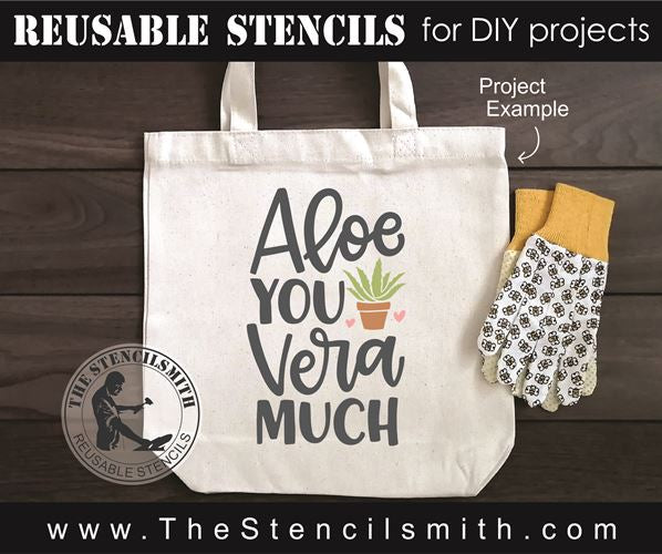 8657 - Aloe you vera much - The Stencilsmith