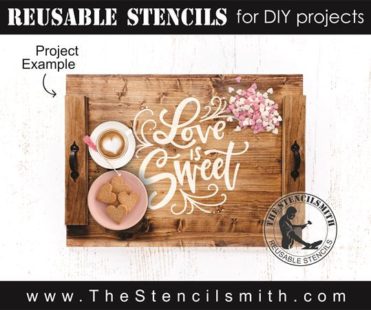 8658 - love is sweet - The Stencilsmith