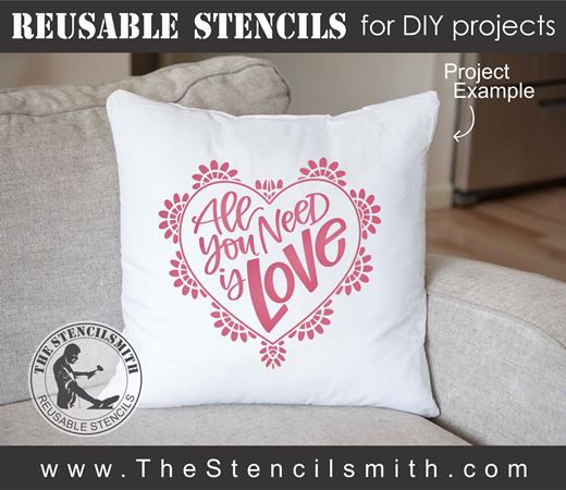 8660 - all you need is love - The Stencilsmith
