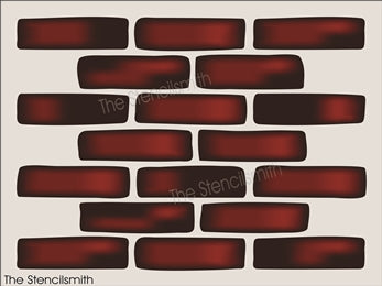 8665 - Brick (large repeating pattern) - The Stencilsmith