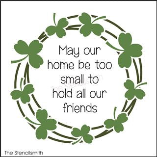 8672 - may our home be too small - The Stencilsmith