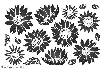 8684 - sunflowers - The Stencilsmith