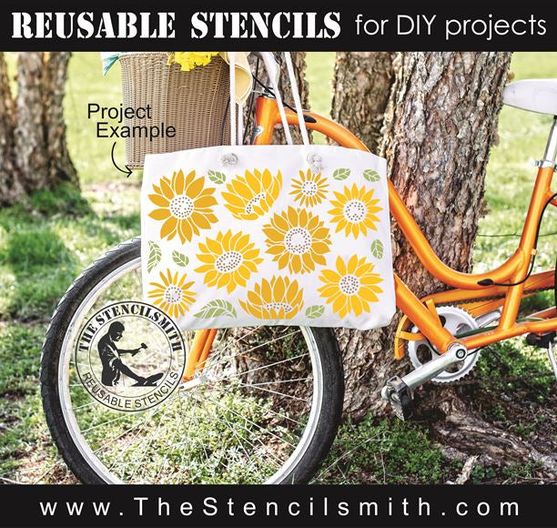 8684 - sunflowers - The Stencilsmith