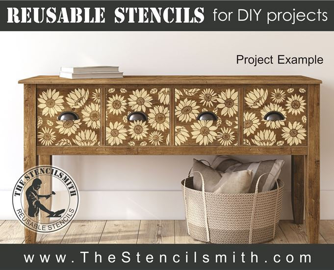 8684 - sunflowers - The Stencilsmith