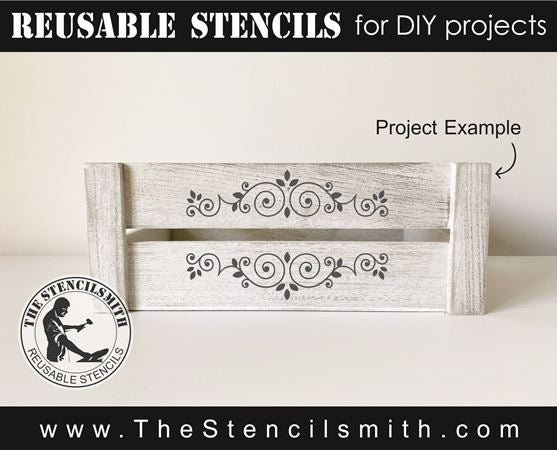 8686 - scroll border - The Stencilsmith