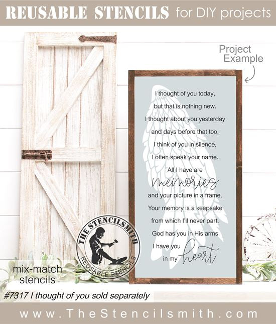 8688 - tall angel wing - The Stencilsmith