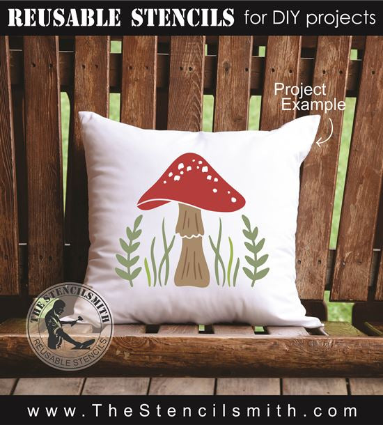 8697 - grow your own way (mushroom) - The Stencilsmith
