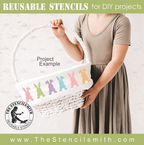 8703 - bunnies - The Stencilsmith