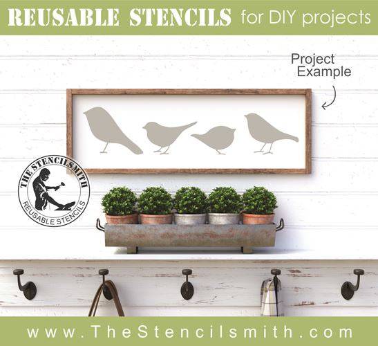 8704 - birds - The Stencilsmith