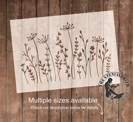 8705 - wildflowers - The Stencilsmith