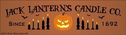 870 - Jack Lantern's Candle Co. - The Stencilsmith