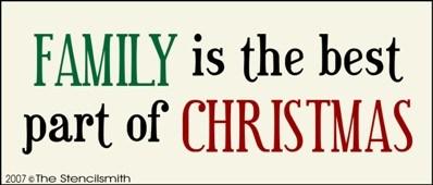 FAMILY is the best part of CHRISTMAS - The Stencilsmith