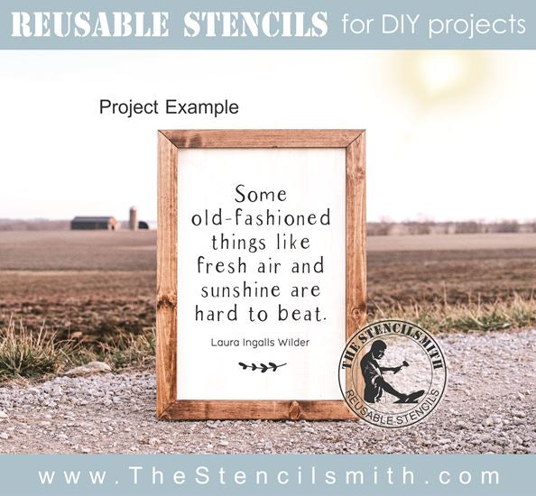 8713 - Some old-fashioned things like - The Stencilsmith