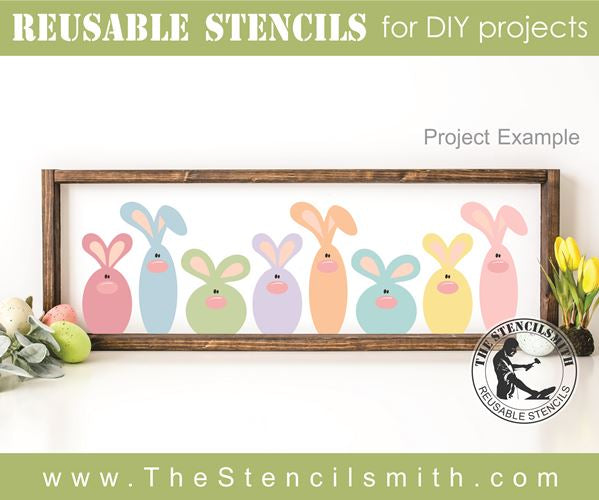 8717 - Hoppy Easter - The Stencilsmith