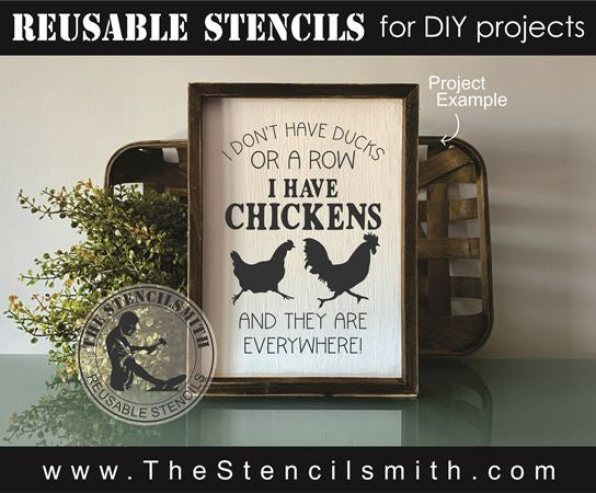 8721 - I don't have ducks or a row - The Stencilsmith