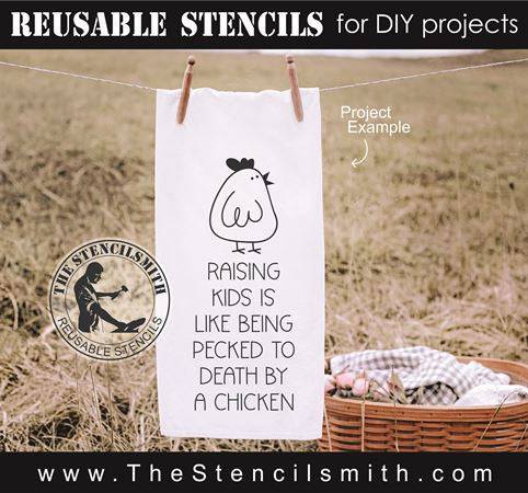 8722 - funny chicken sayings - The Stencilsmith