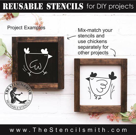 8722 - funny chicken sayings - The Stencilsmith