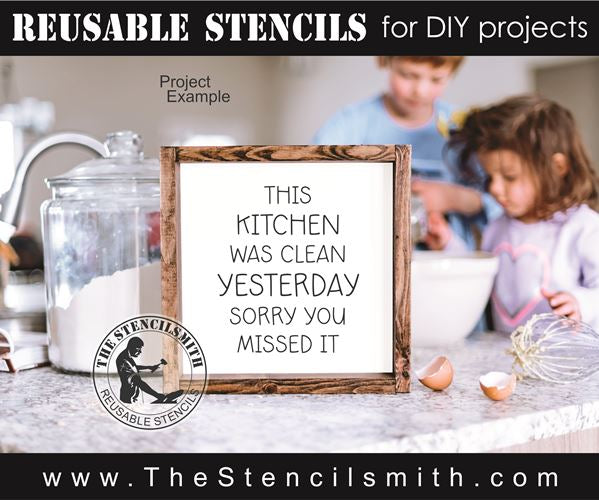 8724 - Kitchen Phrases - The Stencilsmith