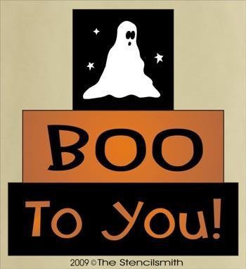 872 - BOO To You! - block set - The Stencilsmith