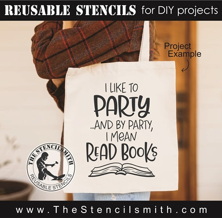 8737 - I like to party - The Stencilsmith