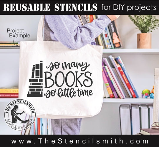 8738 - so many books - The Stencilsmith