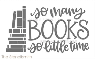 8738 - so many books - The Stencilsmith