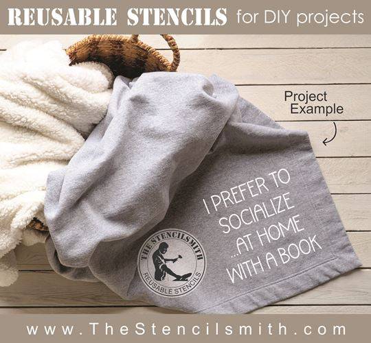 8743 - Book Lover Minis - The Stencilsmith