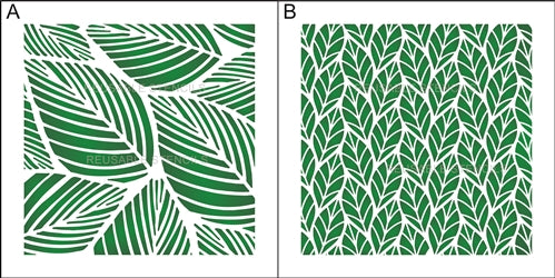 8752 - leaves - The Stencilsmith