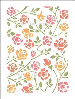 8753 - roses - The Stencilsmith