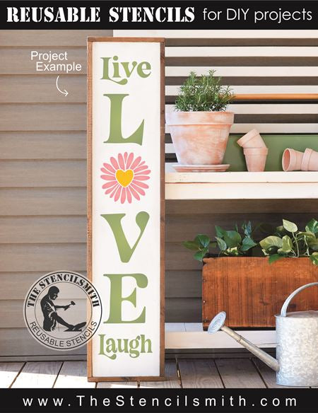 8775 - live love laugh - The Stencilsmith