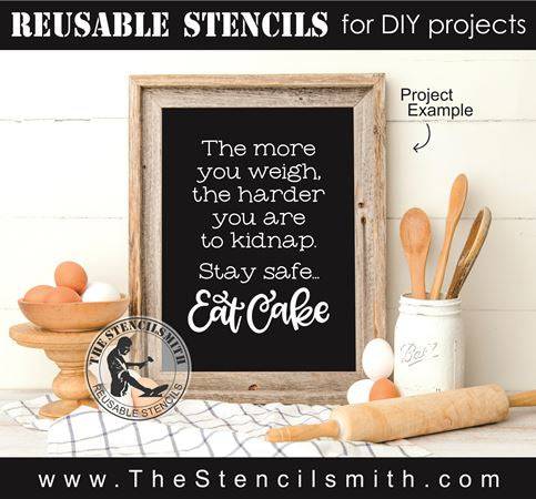 8781 - eat cake - The Stencilsmith