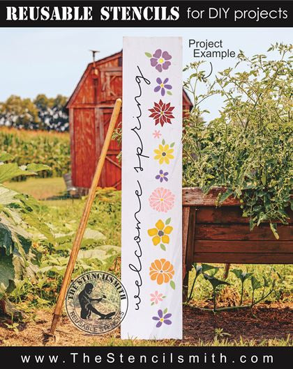 8782 - welcome spring - The Stencilsmith