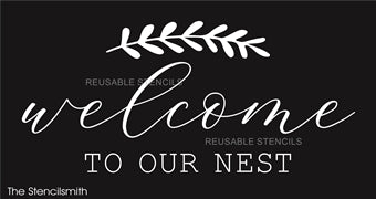 8783 - welcome to our nest - The Stencilsmith