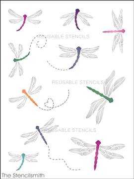 8785 - dragonflies - The Stencilsmith