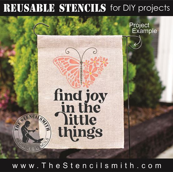 8789 - find joy in the little things - The Stencilsmith