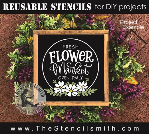 8806 - fresh flower market - The Stencilsmith