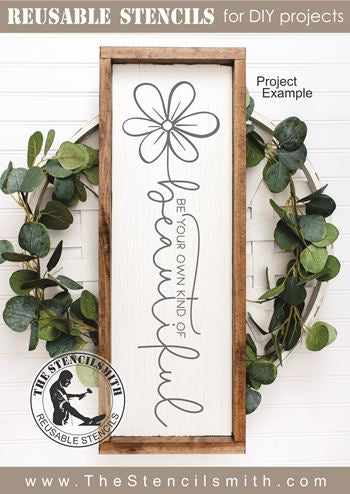 8810 - be your own kind of beautiful - The Stencilsmith