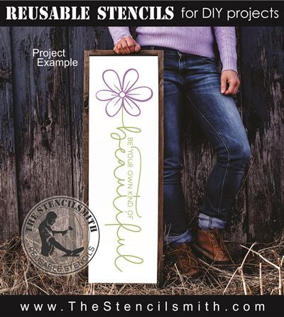 8810 - be your own kind of beautiful - The Stencilsmith