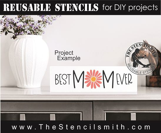 8815 - best mom ever - The Stencilsmith