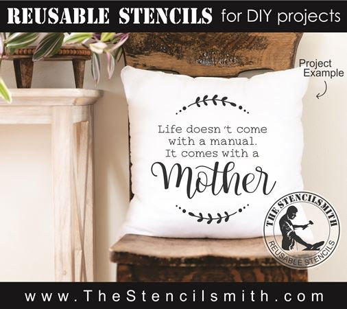 8817 - Life doesn't come with a manual - The Stencilsmith