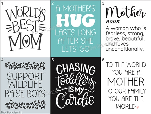 8819 - Mother Phrases - The Stencilsmith