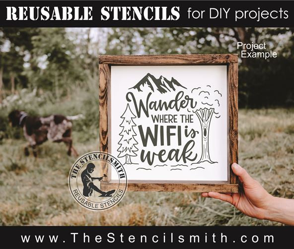 8828 - Wander where the WIFI is weak - The Stencilsmith