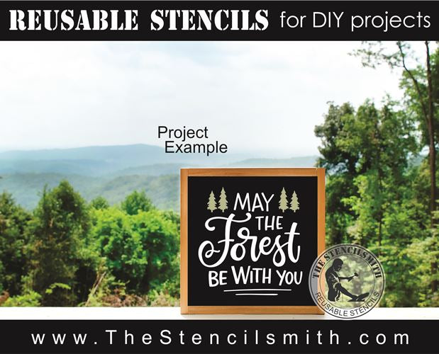 8829 - May the forest be with you - The Stencilsmith