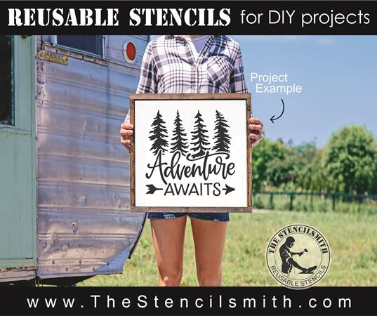 8830 - Adventure awaits - The Stencilsmith