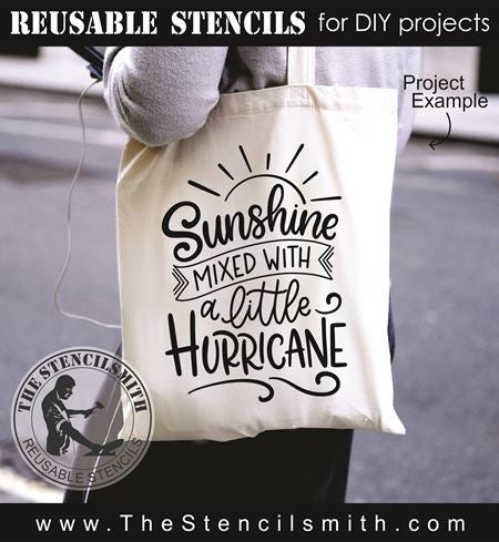 8834 - Sunshine mixed with a little hurricane - The Stencilsmith