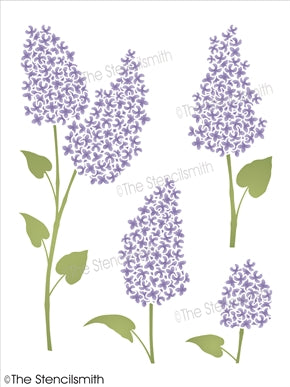 8862 Lilac Stencil The Stencilsmith