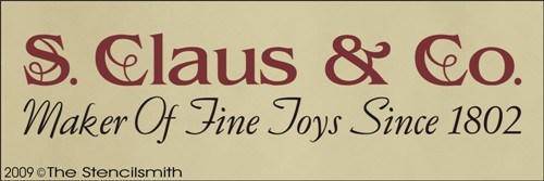 898 - S. Claus & Co. - The Stencilsmith