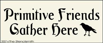 Primitive Friends Gather Here - The Stencilsmith