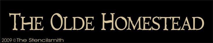 951 - The Olde Homestead - The Stencilsmith